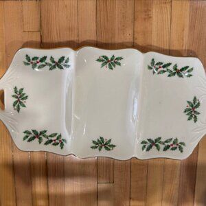 Lenox Christmas Serving Dish